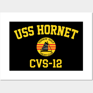 USS Hornet CVS-12 Tonkin Gulf Yacht Club Posters and Art